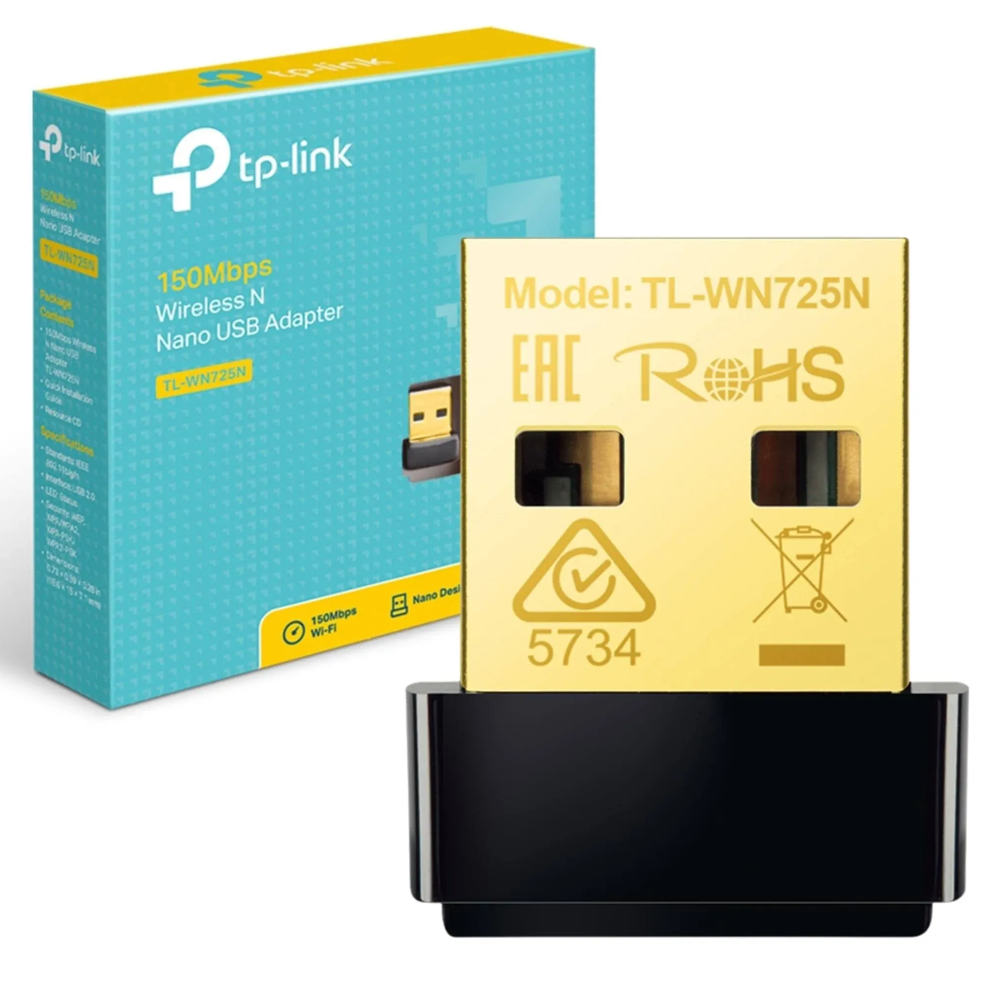 TP-Link TL-WN725N Wireless N Nano USB Adapter