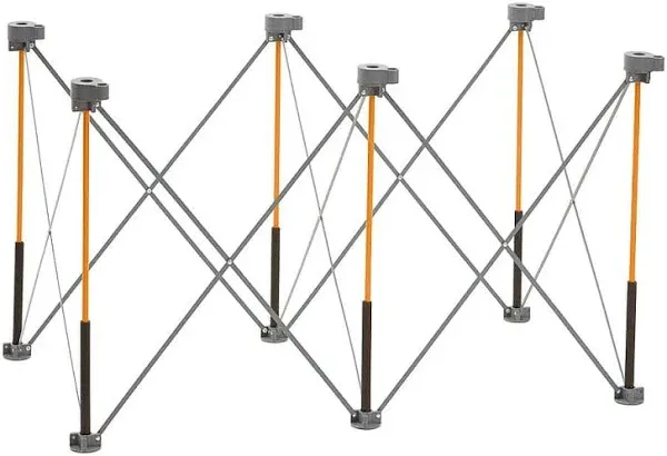 BORA Centipede CK6S 30 inch height Portable Work Stand, Includes 4 X-Cups, 4 ...