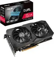 Gigabyte ASUS AMD Radeon RX 5500XT Overclocked O8G GDDR6 Dual Fan EVO Edition HDMI DisplayPort Gaming Graphics Card (DUAL-RX5500XT-O8G-EVO)