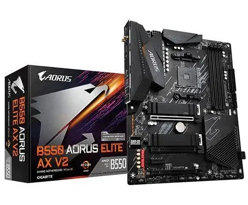 Gigabyte B550 Aorus Elite AX V2 ATX Motherboard