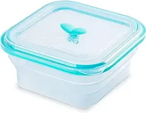 Platinum 100% Silicone Foodgrade Plasticfree Collapsible Container Microwavesafe