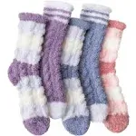 Womens Fuzzy Socks Fluffy Cozy Comfy Warm Cabin Plush Fleece Sleep Soft Winte...