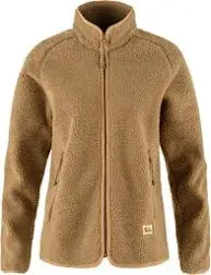 Fjallraven Women's Vardag Pile Fleece - Buckwheat Brown - Large