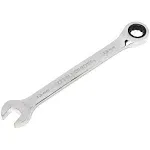 20 Piece Ratcheting Combination Wrench Set - Alloy Steel - Polished - SAE/Metric