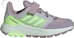 Adidas Terrex Trailmaker Hiking Shoes - Kids - Preloved Fig / Green Spark / Silver Dawn - 1