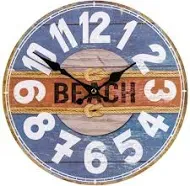 Northlight 12" Battery Operated Beach Round Wall Clock