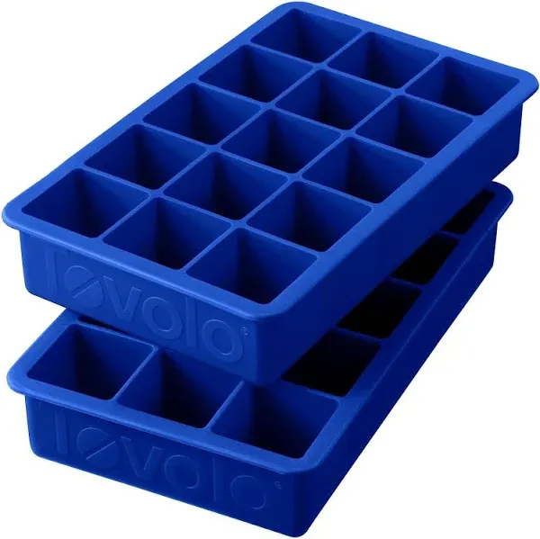 Tovolo Perfect Ice Mold Freezer Tray of 1.25&#034; Cubes for Whiskey Bourbon, Spir...