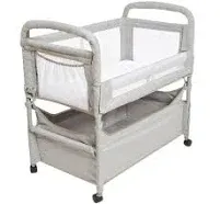 Arms Reach Baby Clear-Vue Co-Sleeper, Grey