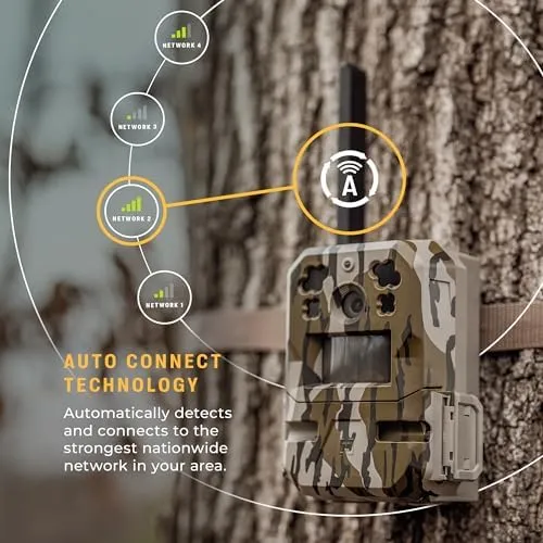 Moultrie Mobile Edge Pro Cellular Trail Camera - Auto Connect, Nationwide Cov...