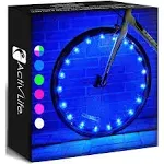 Activ Life LED Bike Wheel Lights with Batteries Included! 1-Wheel, Blue