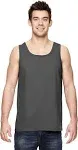 Fruit of The Loom 39tkr Adult HD Cotton Tank - Charcoal Grey - L