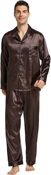 Tony & Candice Men's Classic Satin Pajama Set