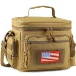 ATRIPACK Lunch Box for Men, Tactical Lunch Bag Molle Webbing Leakproof Insulated Large Lunch Cooler Women Adult Meal with Adjustable Shoulder Strap