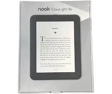 Barnes and Noble Nook Glowlight 4e eReader 6&#034; 8GB BNRV1000