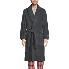 Lands' End Men's Calf Length Turkish Terry Robe