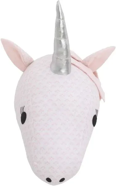 NoJo Unicorn Plush Head Wall Decor