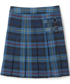 Girl French Toast Skort | Blue Gold Plaid