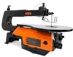 Wen 3922 16-inch Variable Speed Scroll Saw with Easy-Access Blade Changes