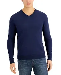 Alfani Mens V-Neck Sweater