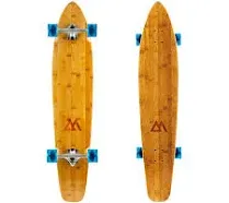 44 in Kicktail Cruiser Longboard Skateboard Bamboo Hard Maple Deck,Retro Surf