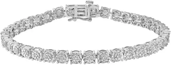 Effy Sterling Silver Diamond Tennis Bracelet