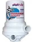 Rule Tournament Series 1600 GPH Livewell Pump Dual Port - 209FDP | Anchor Express