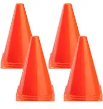 CARTMAN Plastic Training Cones 12 Pack 9 Inch