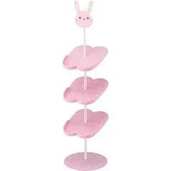 YAMAZAKI Home Pink Bunny Children&#039;s Kid&#039;s Toddler&#039;s Shoe Rack GUC Used