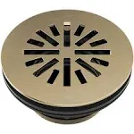 Delta DT051411-CZ 4&#034; Prefab Round Shower Drain - Champagne Bronze