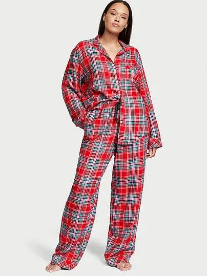 Victoria’s Secret red flannel pajama set XS