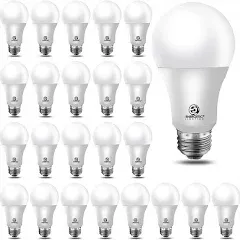 Energetic Lighting 24 Pack A19 LED Light Bulbs