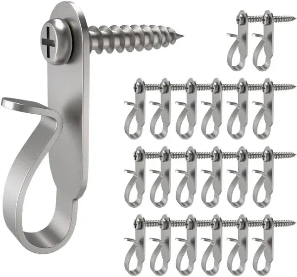 Light Hanger Hooks,Screw Hooks for Hanging Christmas Light,Light Wire and Led Fa