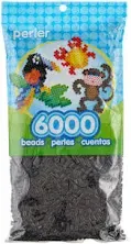 6000 Perler Black Craft Fuse Beads Sealed Package