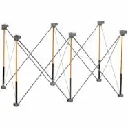 BORA Centipede CK6S 30 inch height Portable Work Stand, Includes 4 X-Cups, 4 ...