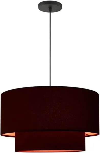 Livex Lighting 45618-04 Sentosa 3 Light 20 inch Black Pendant Ceiling Light