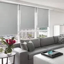 LUCKUP 100% Blackout Roller Shades Blind, Window Blinds with Waterproof Fabric, Thermal Insulated UV Protection for Bedrooms, Living Room, Bathroom, The Office, Easy to Install, 26" W x 79" L(Black)