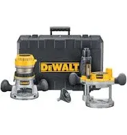 DeWalt DW616PK 1-3/4 HP Fixed Base & Plunge Router Combo Kit