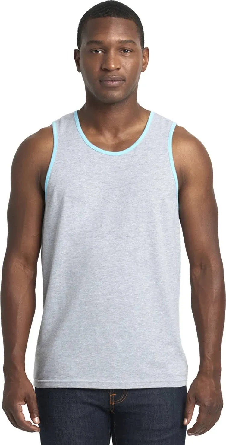 Next Level 3633 - Men's Cotton Tank Hthr Gray Cancn L