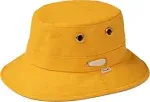 Tilley Women’s bucket hat in yellow, size 7 3/8”. Never worn.