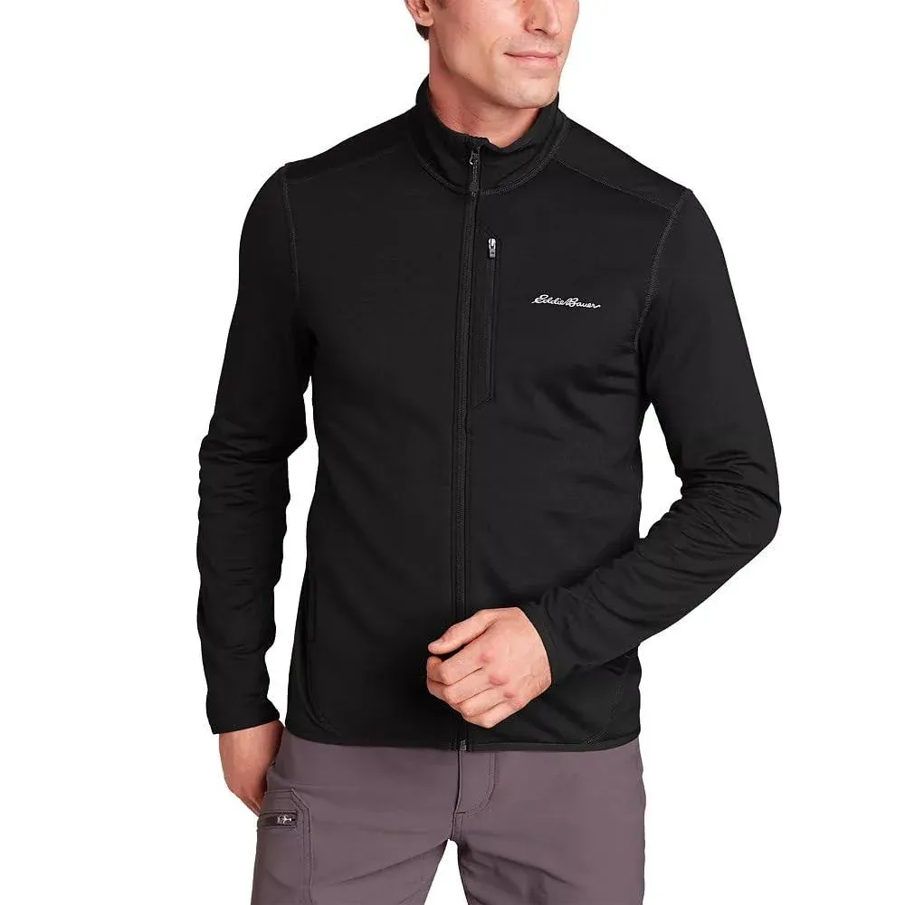 Eddie Bauer Men's Activator Grid Long-Sleeve Full-Zip Fleece