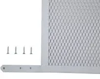 M-D Building Products 36 in. L White Steel Door Grille 1 pc