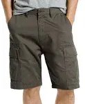 BIG &amp;TALL  LEVI’S CARRIER CARGO SHORTS MENS SIZE 52 GREY COLOR ZIP FLY NWT