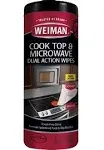 Weiman Dual Action Wipes, Cook Top & Microwave - 30 wipes