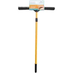 Furemover Heavy Duty Outdoor Pet Hair Remover Rubber Broom, Black and Yellow