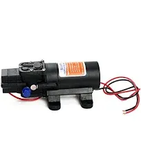 12V Water Pressure Diaphragm Pump 1.2 GPM 35PSI 4.3 LPM for Boat Caravan RV