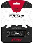 Kingston 500GB Fury Renegade PCIe 4.0 NVMe M.2 Internal SSD