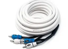 Stinger - Marine Series 19.7&#039; 6m Audio RCA Interconnect Cable - Blue/White - NEW