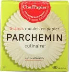 PaperChef Parchment Large Baking Cups - 60 ct