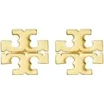 Tory Burch Kira Stud Earrings in Tory Gold