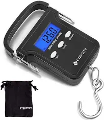 Etekcity Digital Hanging Luggage Scale Rubber Paint Temperature Sensor 110